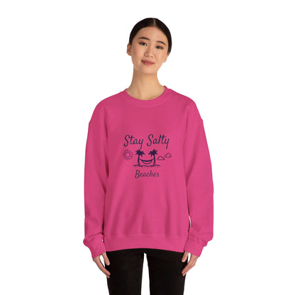 Stay Salty Beaches Crewneck Sweatshirt