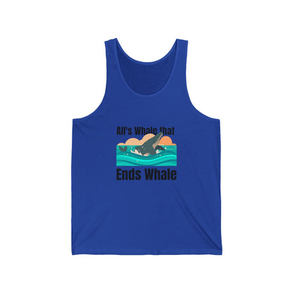 All's Whale That Ends Whale Jersey Tank