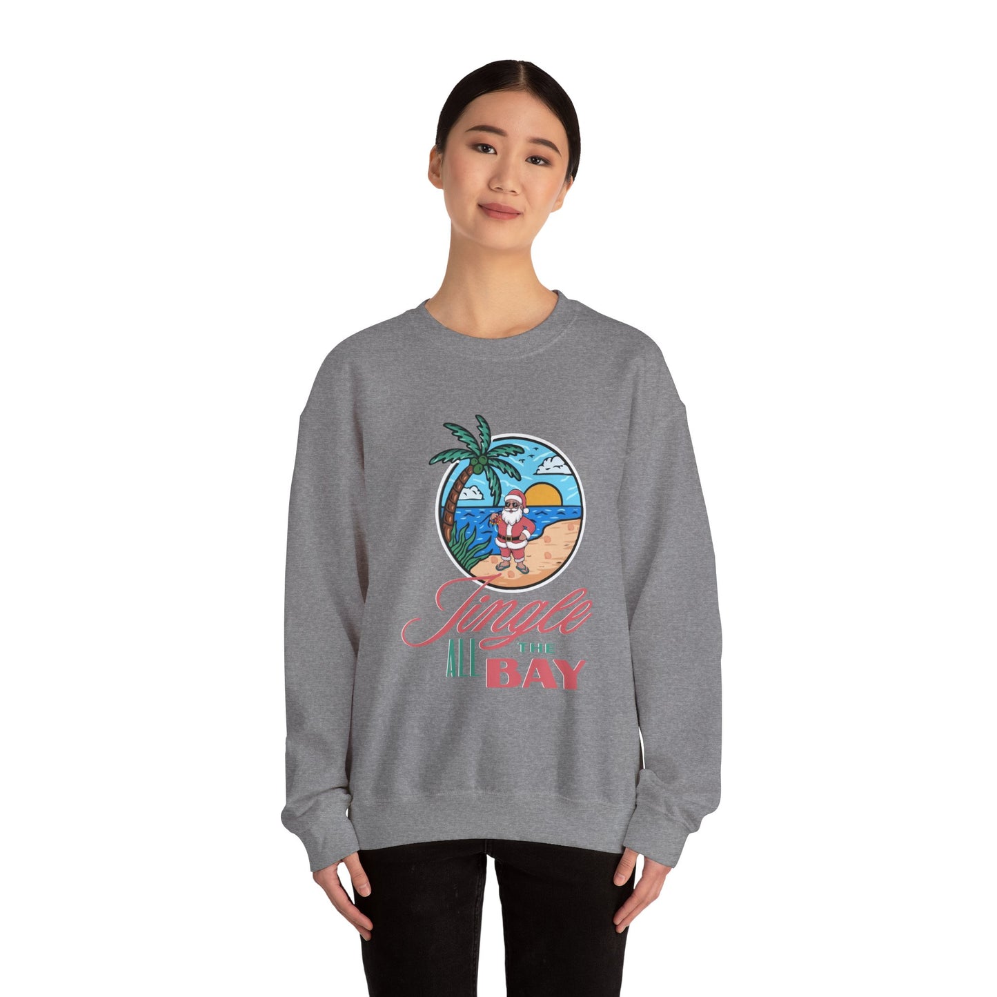 Unisex Crewneck Sweatshirt - Jingle All the Bay Design