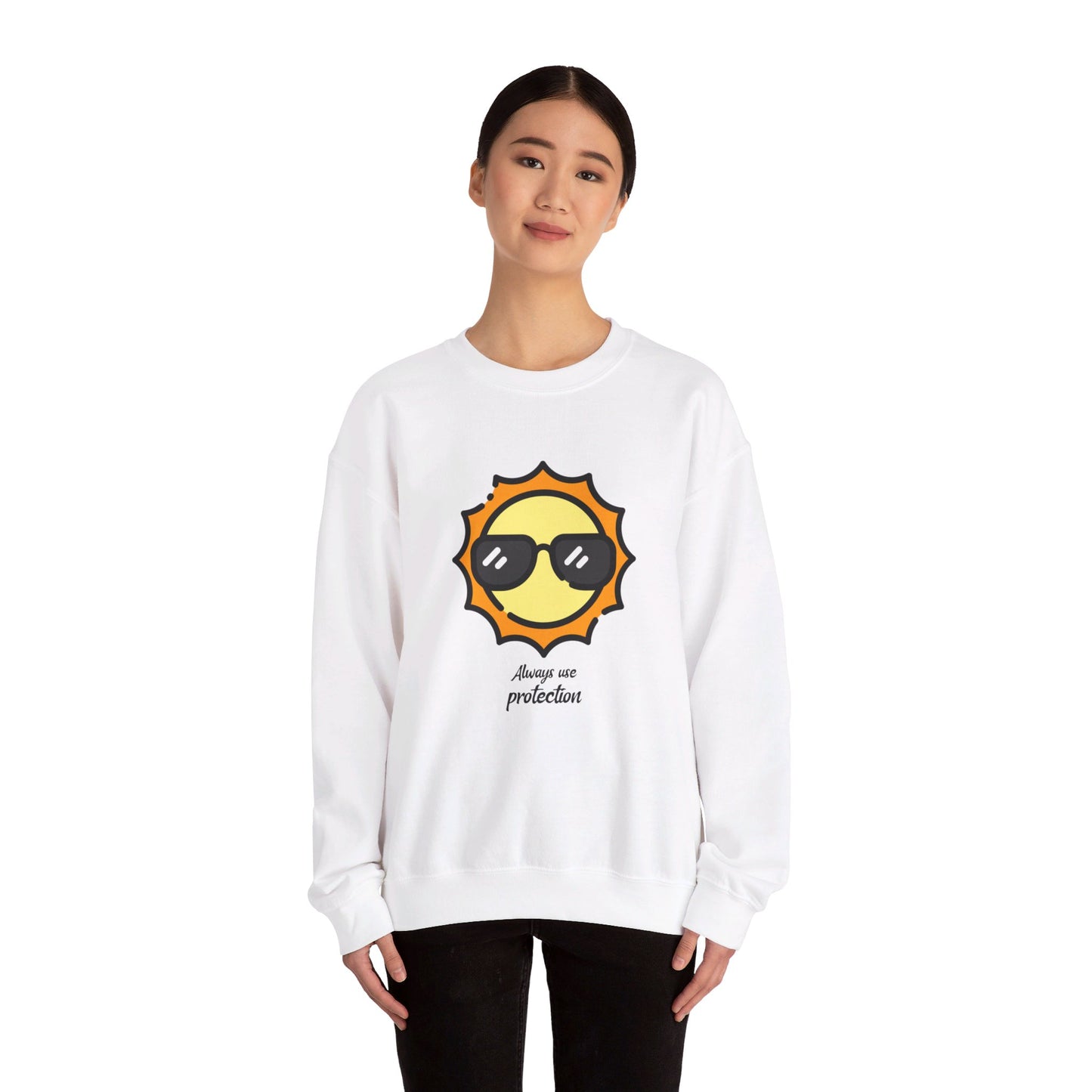 Always Use Protection Crewneck Sweatshirt