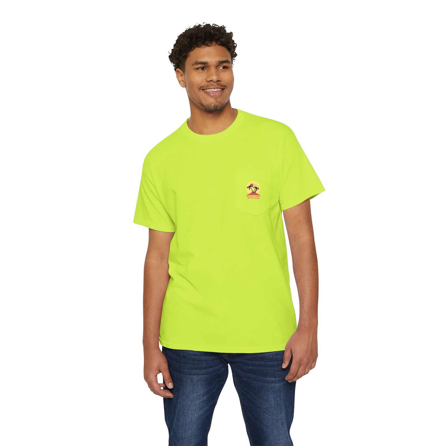 Beach Vibes Good Times Pocket Tee