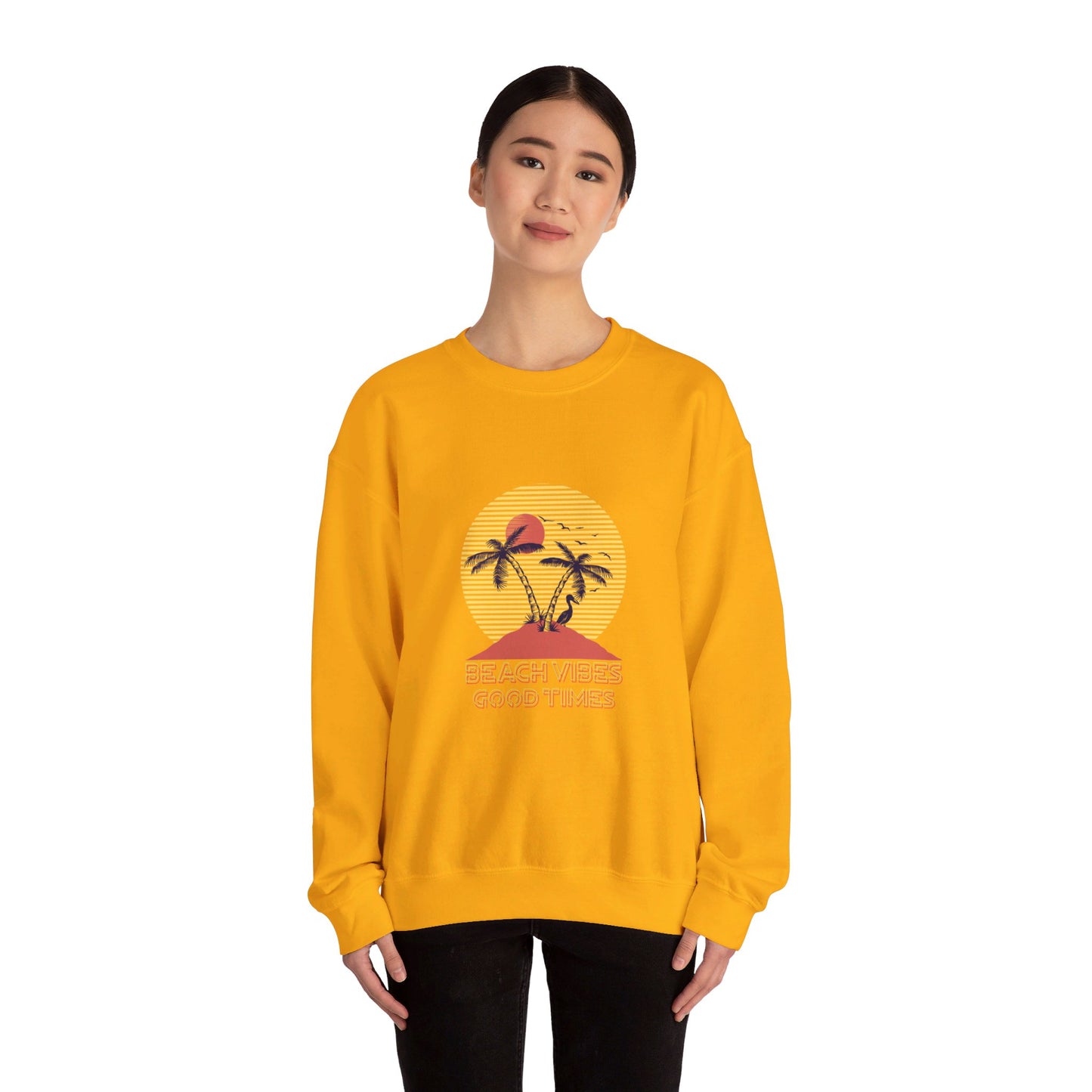 Beach Vibes Good Times Crewneck Sweatshirt